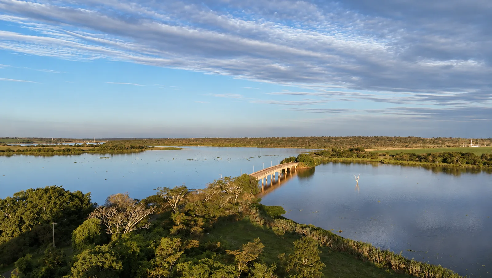 Vista para o lago